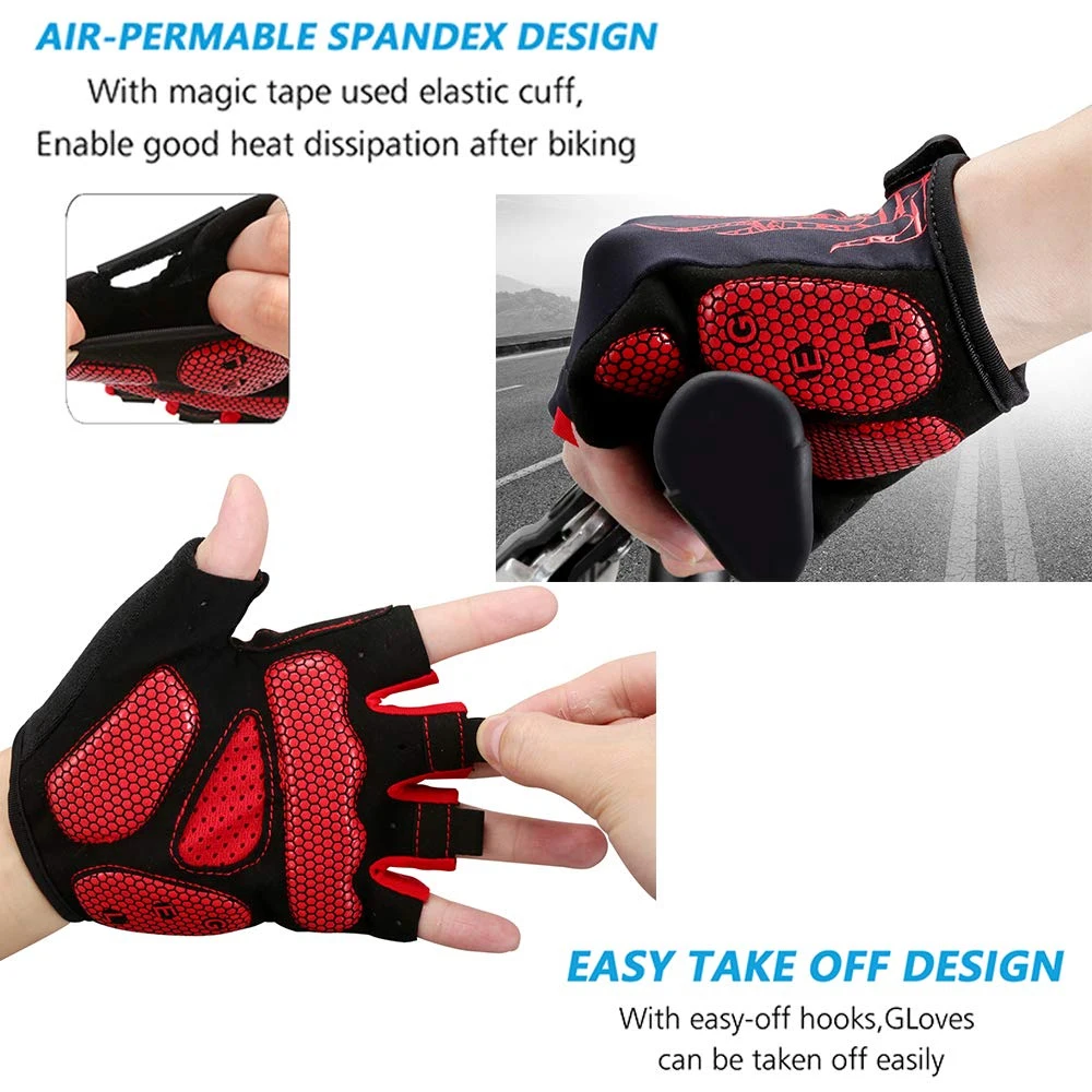 1Pair Cycling Gloves Bike Glov - Workout Glove Gym 评论和价格
