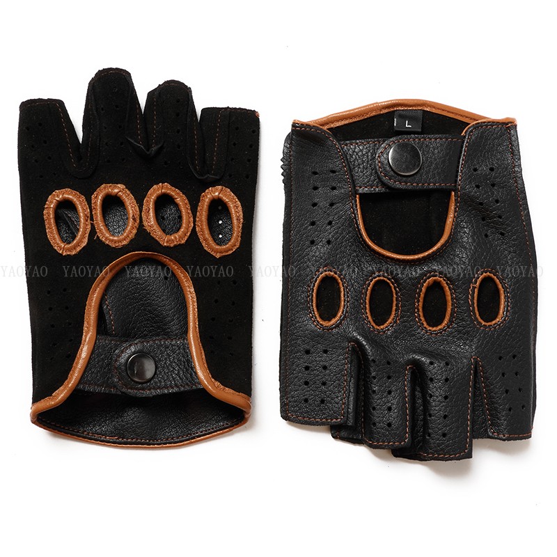 TOP Quality Real Pure Leather  - Workout Glove Gym 评论和价格