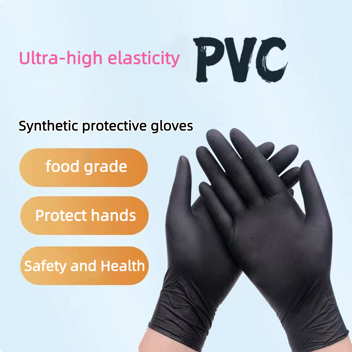 Heavy-Duty Black Disposable Ni - Latex Disposable Glove 评论和价格