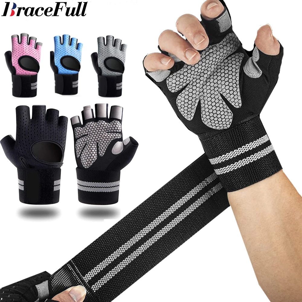 1Pair Half Finger Gym Fitness  - Workout Glove Gym 评论和价格